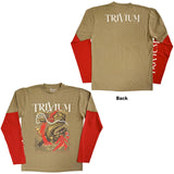 Trivium - Kirisute Gomen - Layered Green and Red Long Sleeve  t-shirt