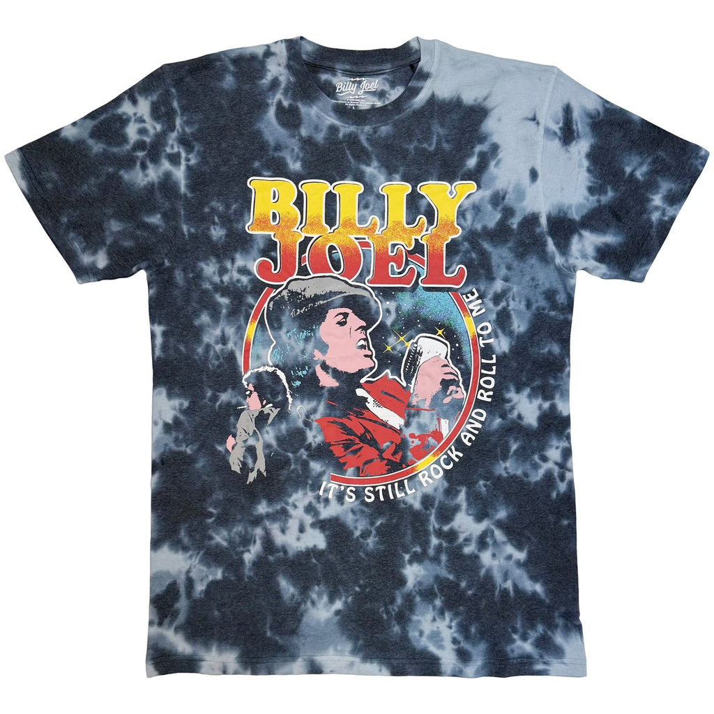 Billy Joel - It's Still Rock N Roll To Me - Black Dye Wash t-shirt