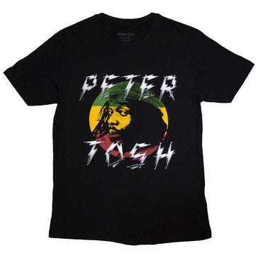 Peter Tosh - Lightning Logo - Black t-shirt
