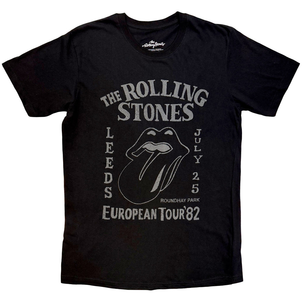 The Rolling Stones - European Tour '82 - Black  t-shirt