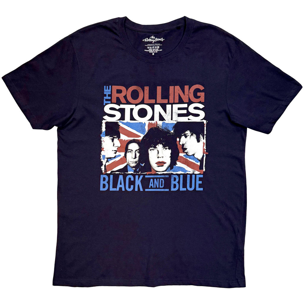 The Rolling Stones - Black And Blue - Navy Blue  t-shirt