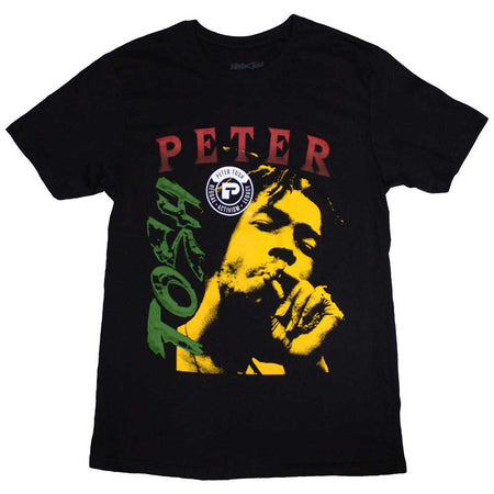 Peter Tosh - Smokin' - Black t-shirt