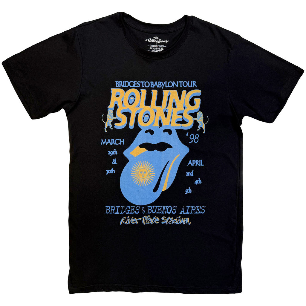 The Rolling Stones - River Plate Stadium - Black  t-shirt