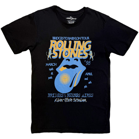 The Rolling Stones - River Plate Stadium - Black  t-shirt