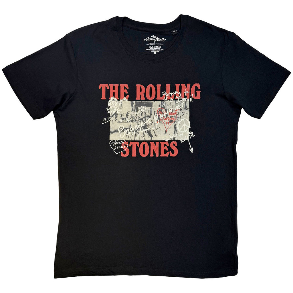 The Rolling Stones -Beggars Banquet Graffiti - Black  t-shirt