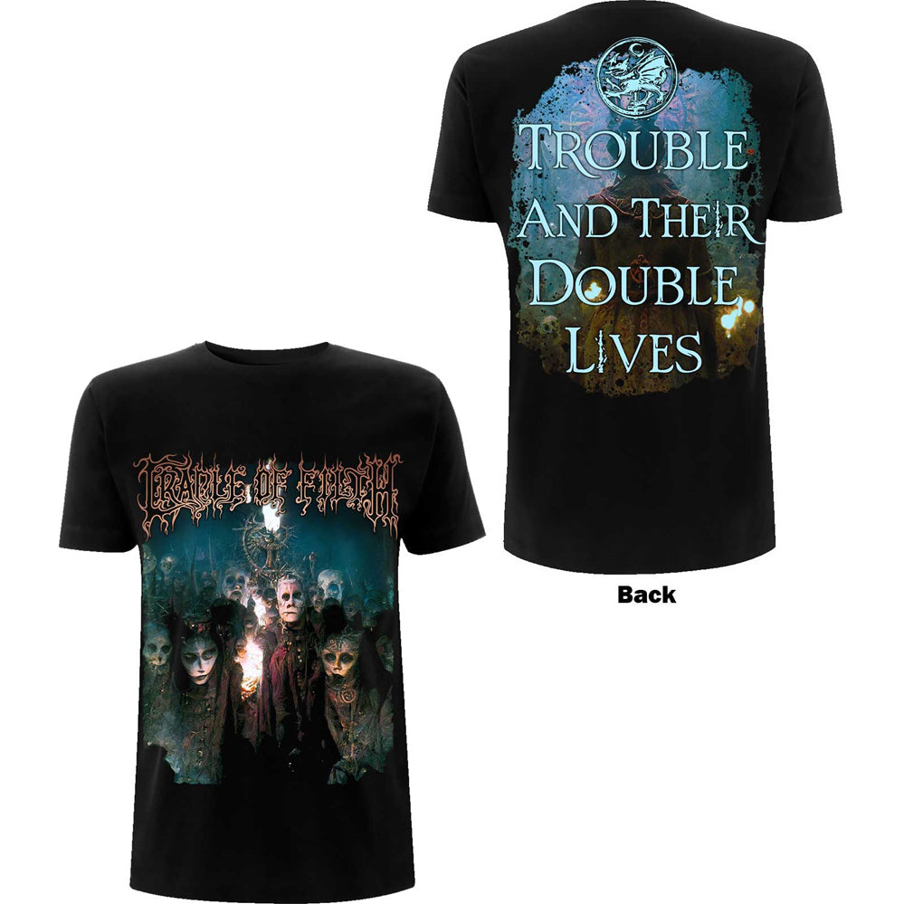 Cradle Of Filth - Trouble & Their Double Lives - Black t-shirt