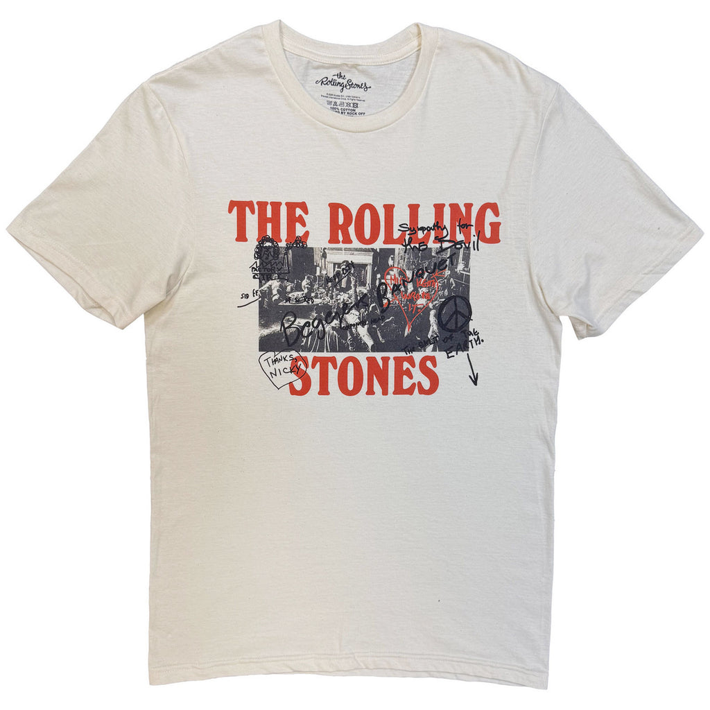 The Rolling Stones -Beggars Banquet Graffiti - Natural  t-shirt