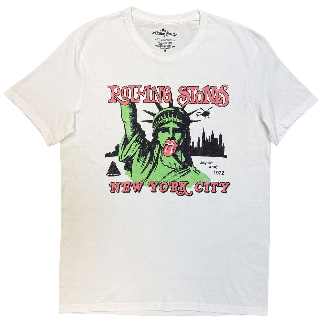 The Rolling Stones - New York City 1972 - White t-shirt