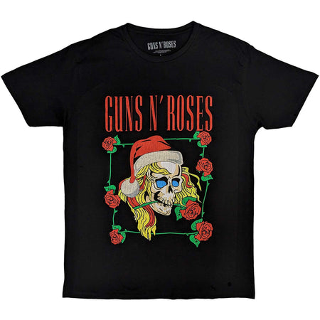 Guns N Roses - Holiday Skull - Black t-shirt