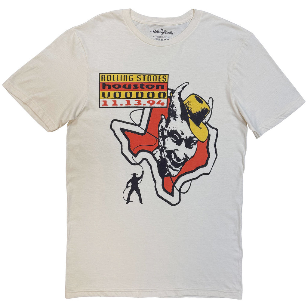 The Rolling Stones - Houston - Natural  t-shirt
