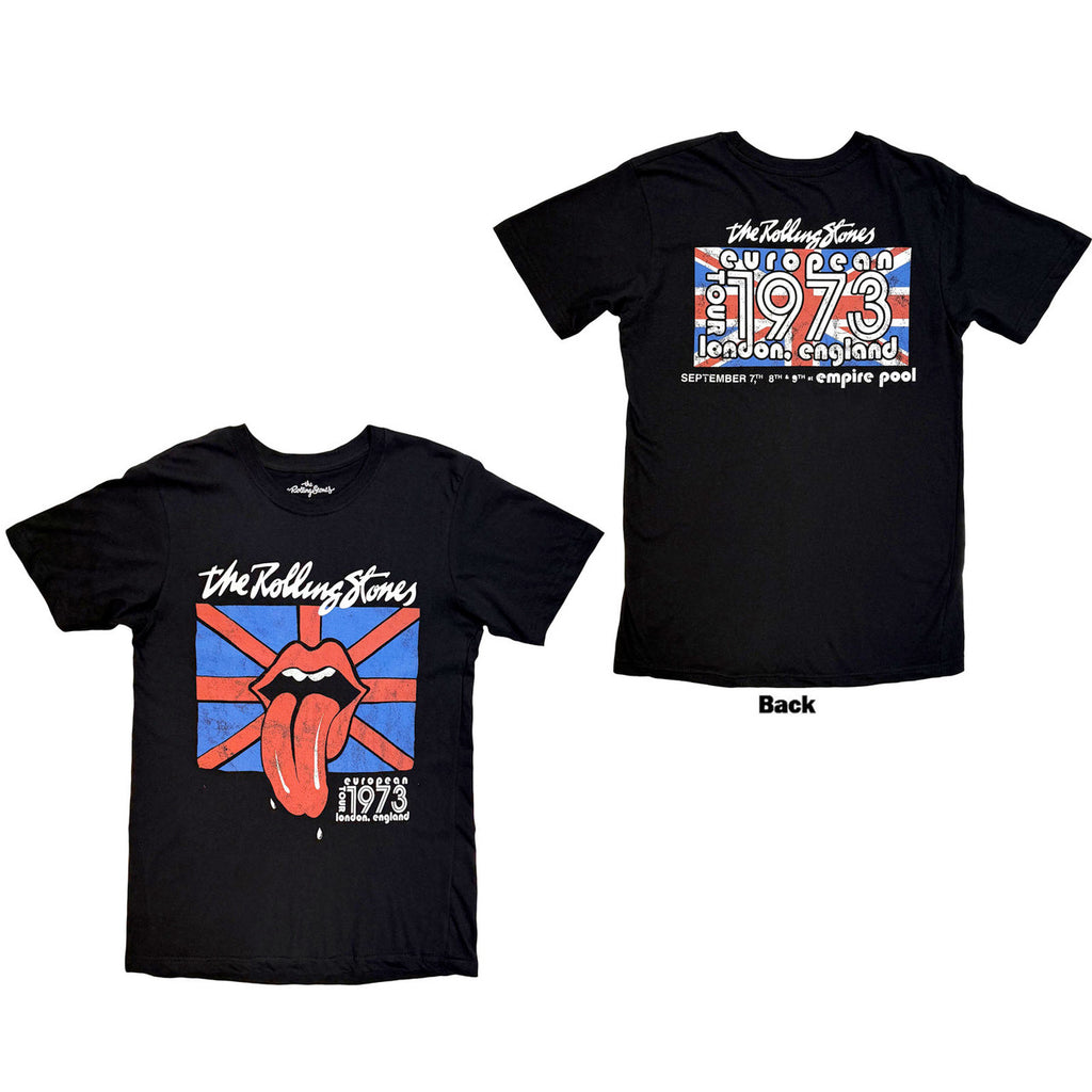 The Rolling Stones - London 1973 - Black  t-shirt
