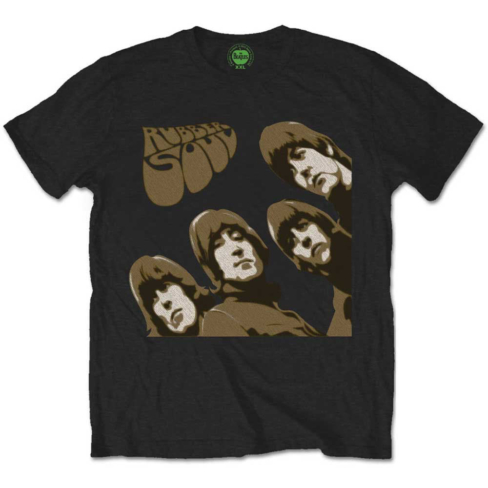 The Beatles - Rubber Soul Sketch  - Black T-shirt