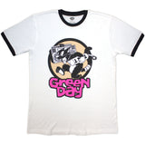 Green Day - Revolution TNT - White Ringer t-shirt
