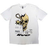 Post Malone - Leeds & Reading 2021 Tour - White  t-shirt