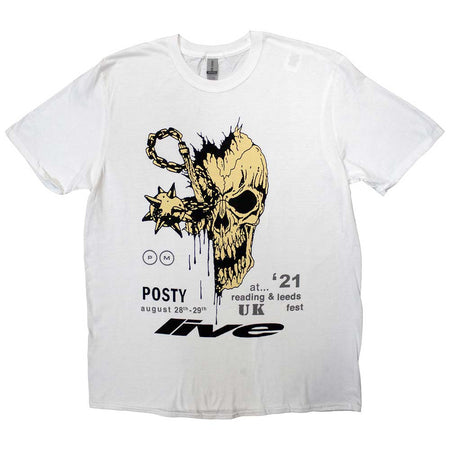 Post Malone - Leeds & Reading 2021 Tour - White  t-shirt