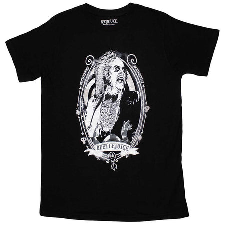 Beetlejuice - Beetle Frame - Black T-shirt