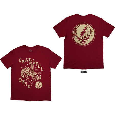 Grateful Dead - Skeleton Horse - Red t-shirt