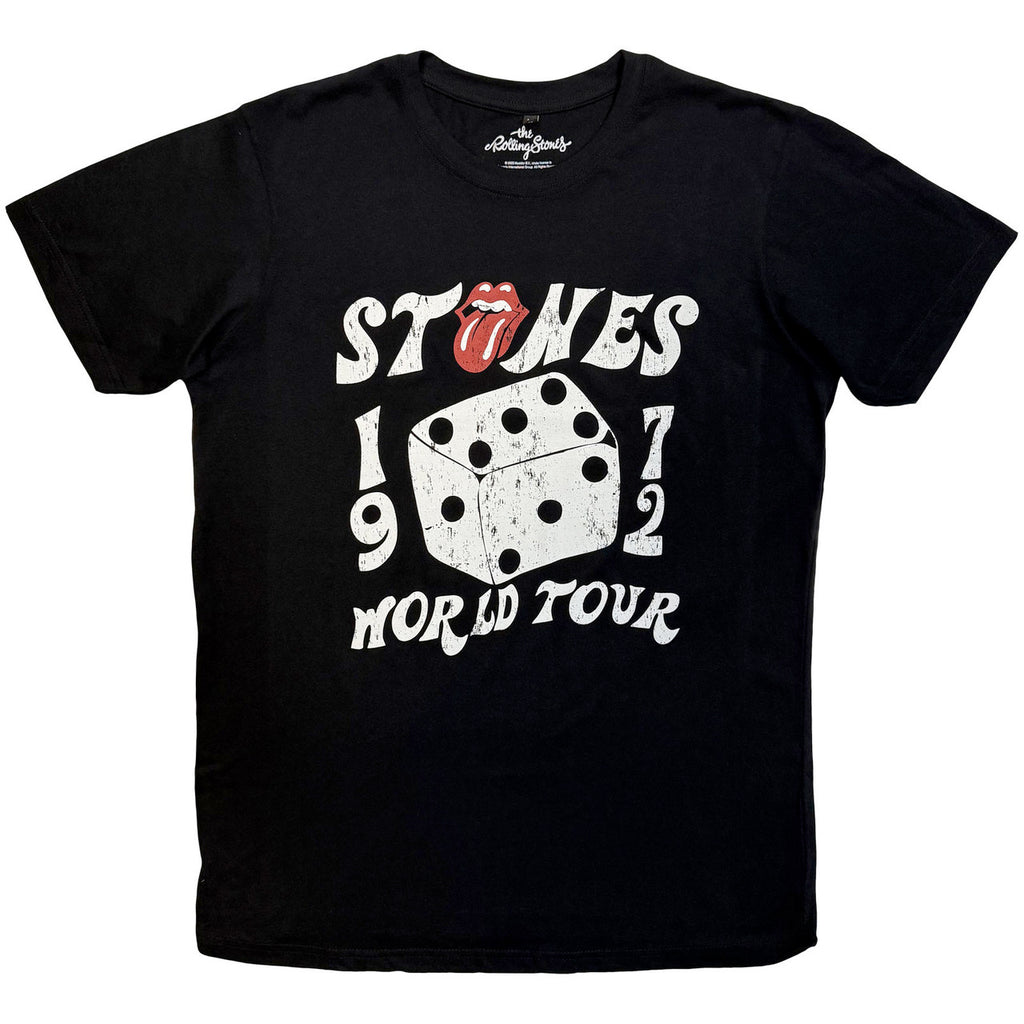 The Rolling Stones - Dice Tour '72 - Black Carbon t-shirt