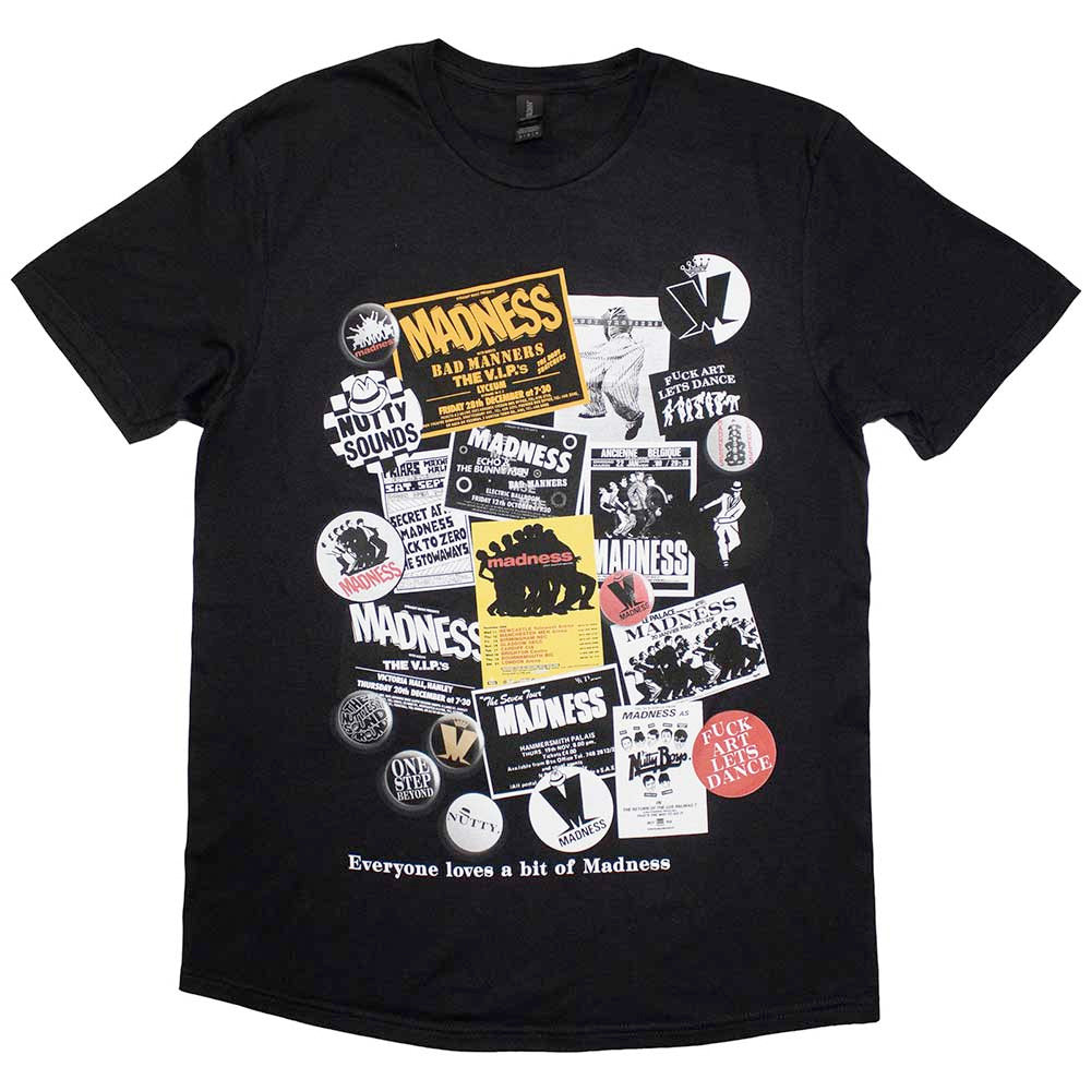 Madness - Posters & Stickers - Black t-shirt