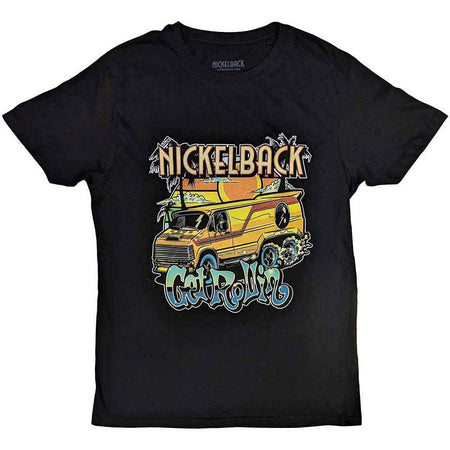 Nickelback - Get Rollin'  - Black  t-shirt