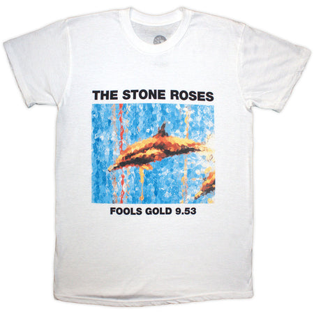 The Stone Roses - Fools Gold- White  t-shirt