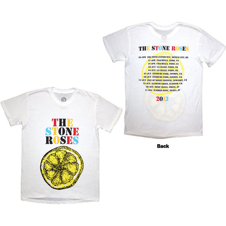 The Stone Roses - Tour 2013 - White  t-shirt