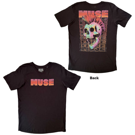 Muse - Punk Skull - Black t-shirt