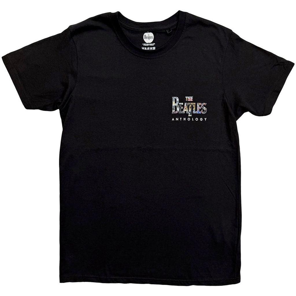 The Beatles - Collage Logo - Black  t-shirt