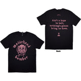 Motorhead - Bomber Lyric - Black t-shirt