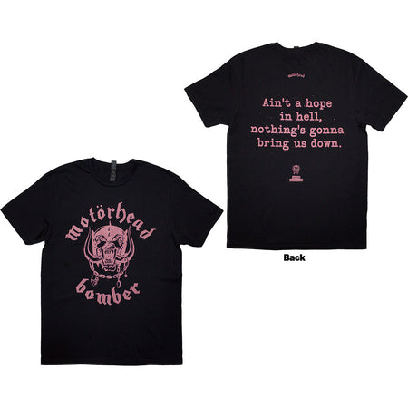 Motorhead - Bomber Lyric - Black t-shirt