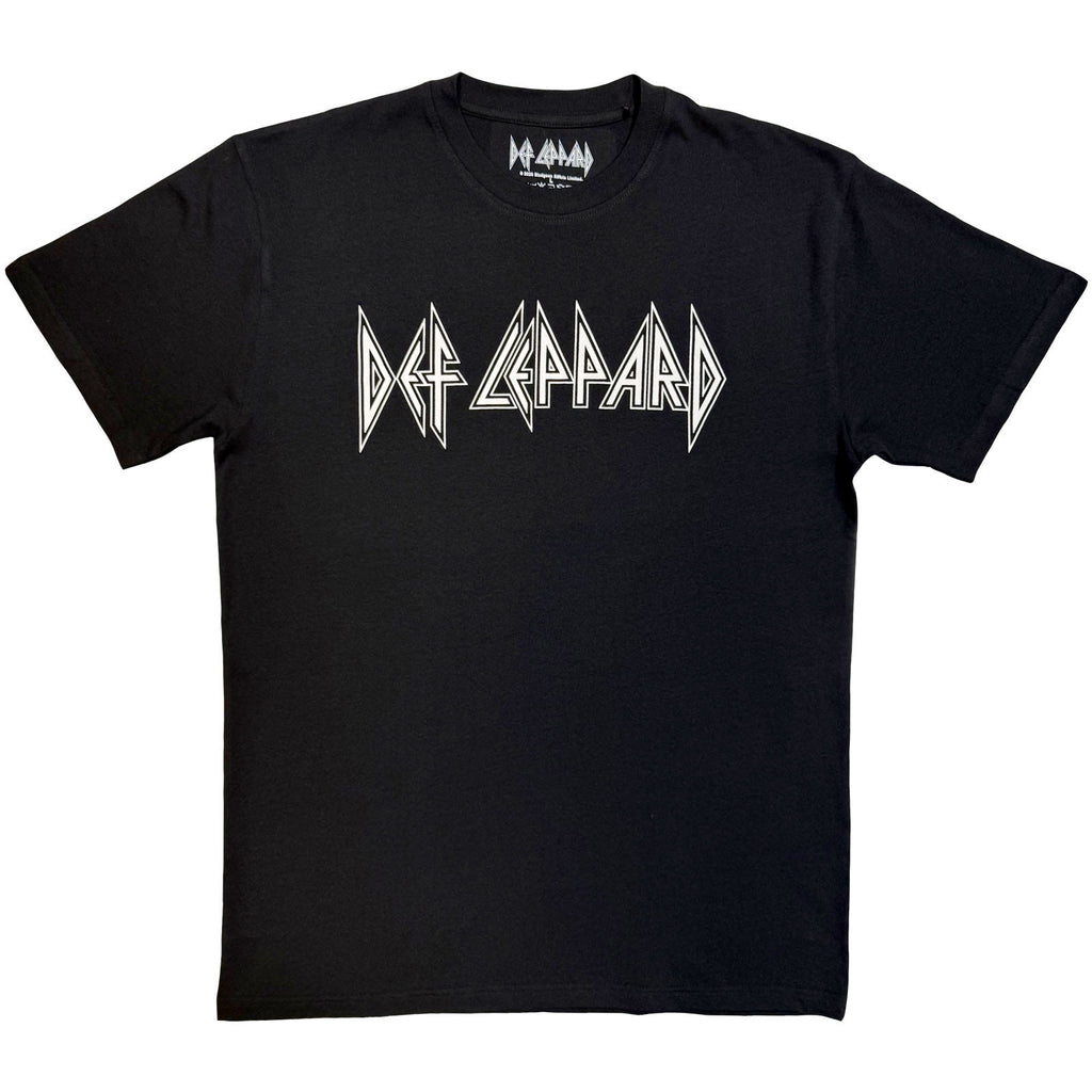 Def Leppard - Logo Mono - Black t-shirt