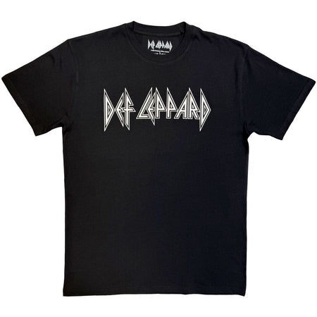 Def Leppard - Logo Mono - Black t-shirt
