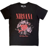 Nirvana - Heart Shaped Box - Black Carbon t-shirt