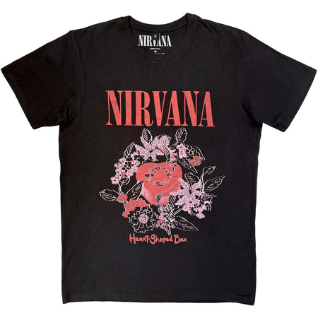 Nirvana - Heart Shaped Box - Black Carbon t-shirt