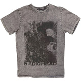 Radiohead - Scribble - Charcoal Grey Stone Wash  t-shirt