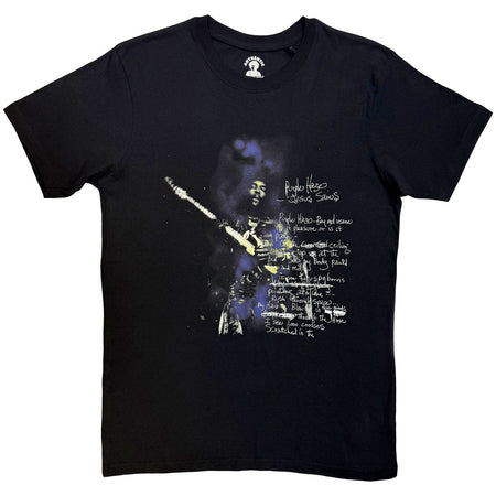 Jimi Hendrix - Purple Haze Lyrics - Black T-shirt