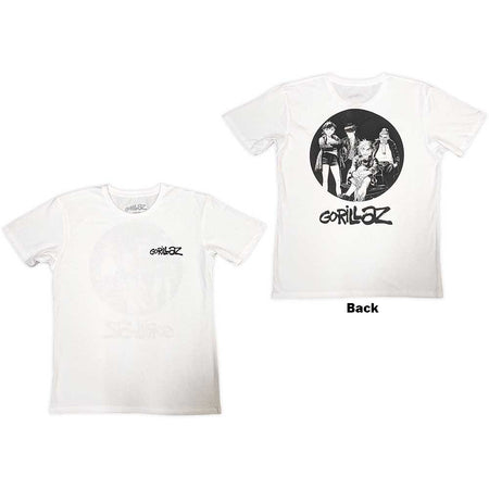 Gorillaz - Song Machine Brush Logo - White t-shirt