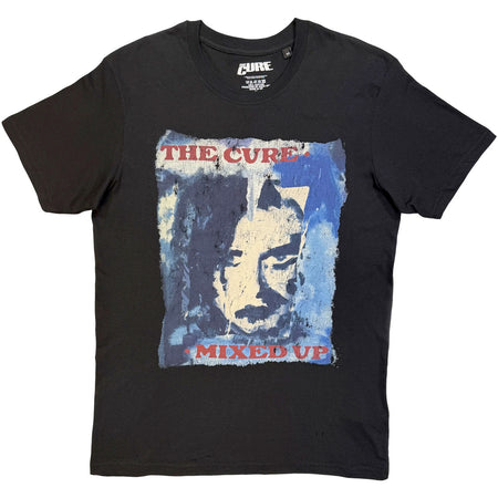 The Cure - Mixed Up Paint - Black t-shirt