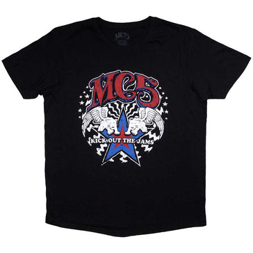 MC5 - Star- Black  t-shirt