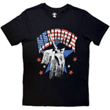 Jimi Hendrix - Flag - Black T-shirt