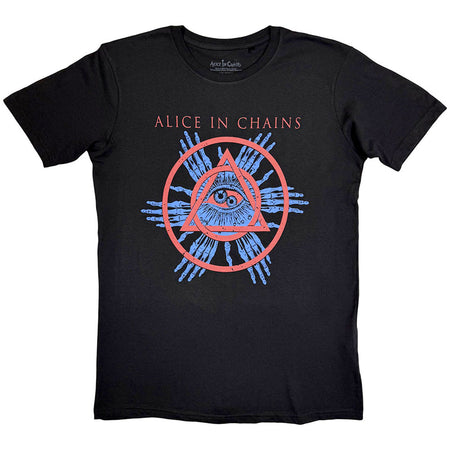 Alice In Chains - Circle Triangle - Black  t-shirt