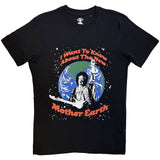 Jimi Hendrix - Earth Day - Black T-shirt