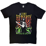 Jimi Hendrix - Bold As Love - Black T-shirt