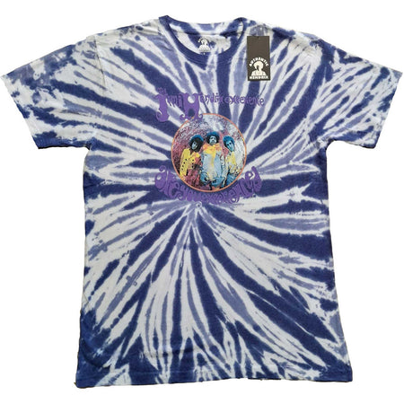 Jimi Hendrix - Are You Experienced-Dip Dye - Purple t-shirt