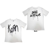 Korn - Still A Freak - Ladies Junior White T-shirt