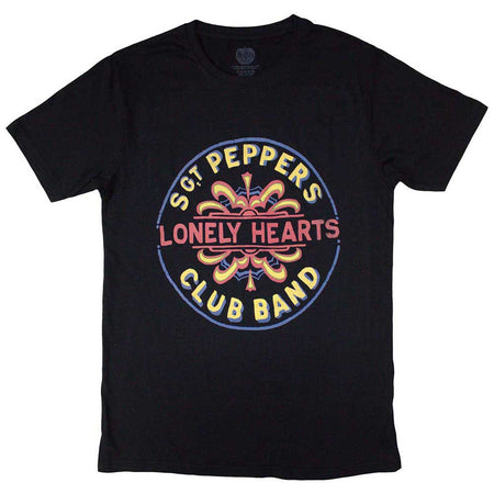 The Beatles - Painted Pepper - Black t-shirt