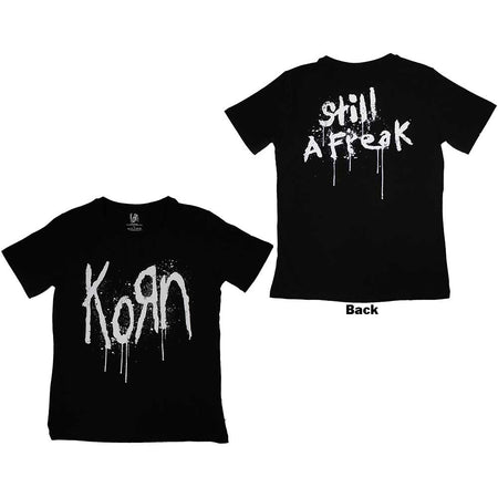 Korn - Still A Freak - Ladies Junior Black T-shirt