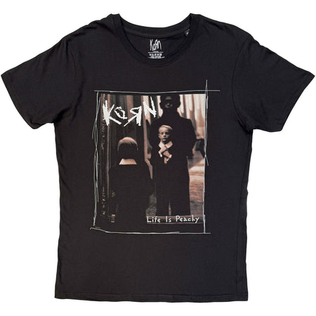 Korn - Life Is Peachy Scribbles - Black t-shirt