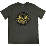 Ramones - Gold Seal - Green  T-shirt