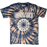 Soundgarden. - Logo Swirl- Dip Dye Blue t-shirt